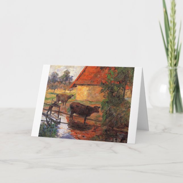 Carte "Le lieu de l'eau, Paul Gauguin (Devant)