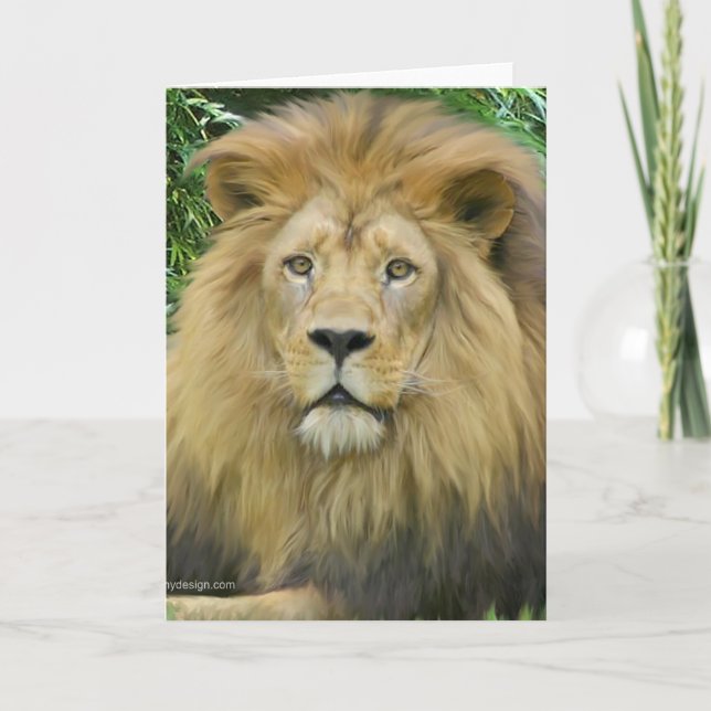 Carte Le lion (Devant)