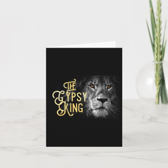 Carte Le lion du roi tzigane (Devant)