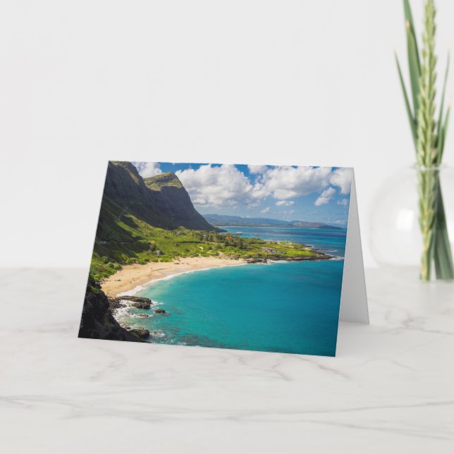 Carte Le littoral de Makapuu Beach (Devant)