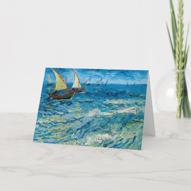 Carte Le littoral des Saintes-Maries | Vincent van Gogh (Devant)