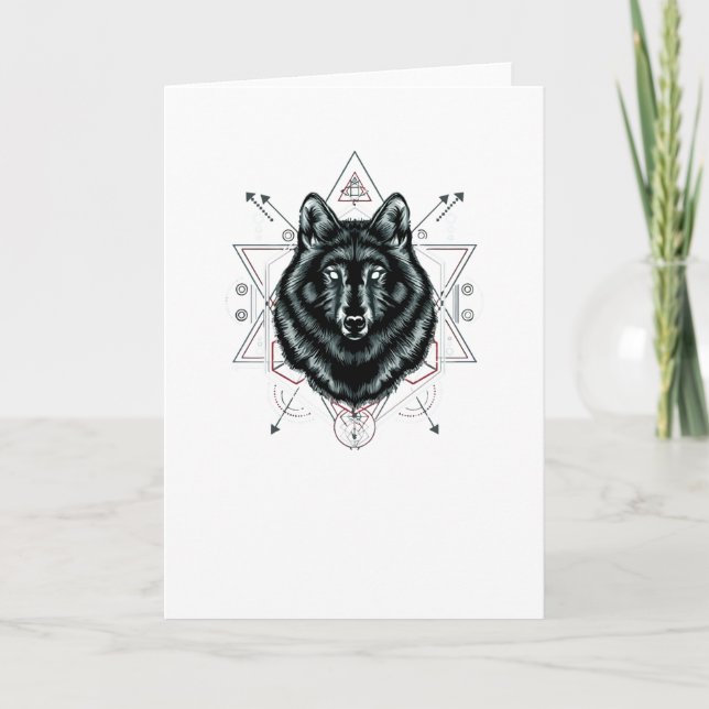 Carte Le loup (Devant)