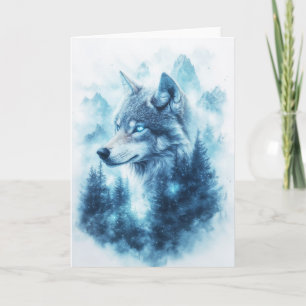 Carte Le Loup Vigilant dans les Pics Givrés