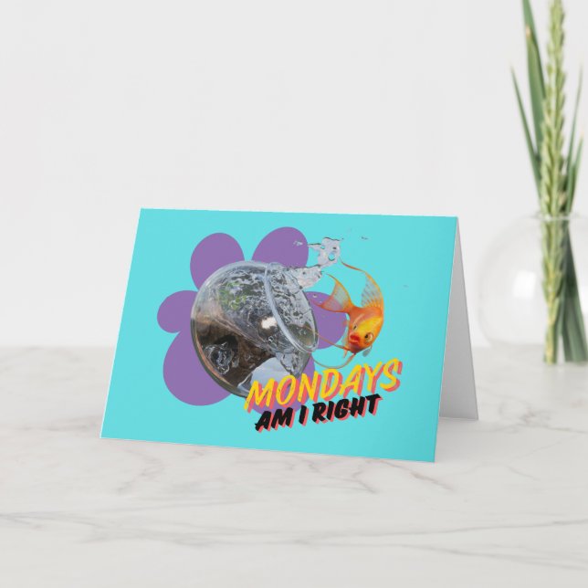 Carte Le Lundi, N'Est-Ce Pas ? (Devant)