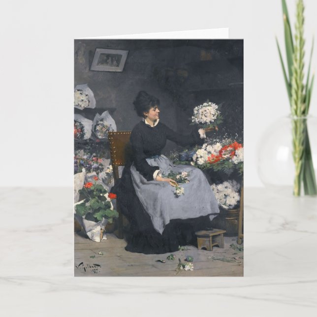 Carte Le marchand de fleurs | Victor Gabriel Gilbert (Devant)