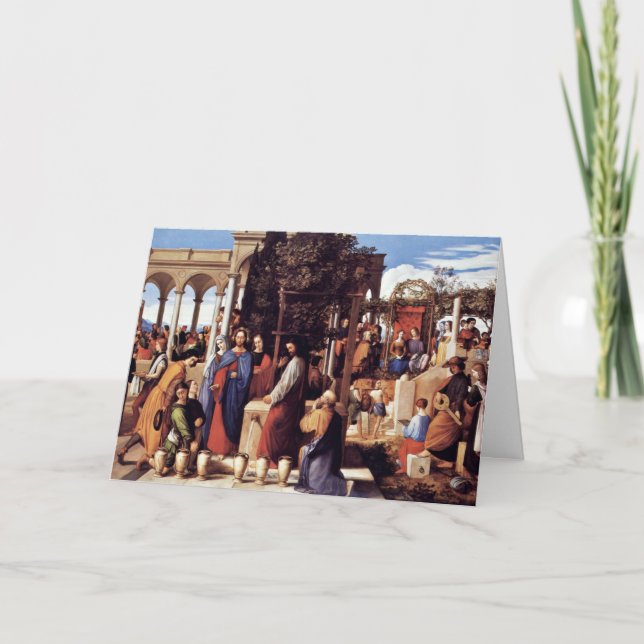 Carte Le mariage chez Cana par Jules Schnorr Von (Devant)