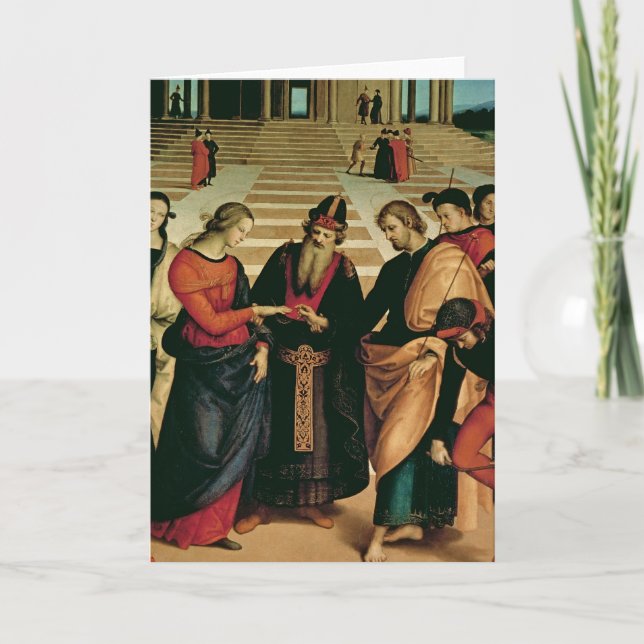 Carte Le mariage de la Vierge, 1504 (Devant)