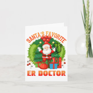 Carte Le médecin urgentiste préféré du Père Noël, Médeci
