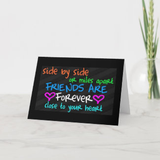 CARTE **LE MEILLEUR AMI** FAIT DE "VOTRE ANNIVERSAIRE" U