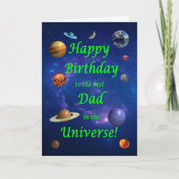 Le meilleur anniversaire de papa dans l'univers