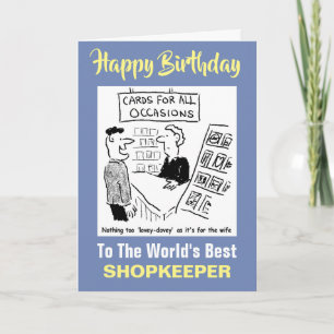 Carte Le meilleur commerçant du monde