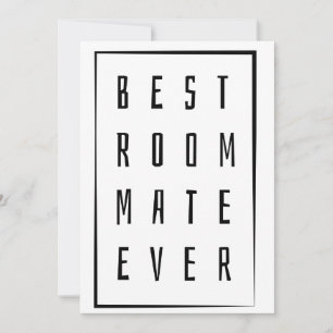 Carte le meilleur compagnon de chambre de 🖤 jamais