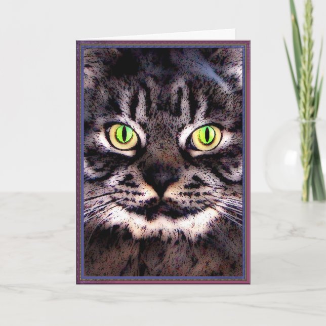 Carte Le Meow du chat (Devant)