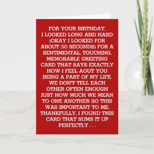 Carte Le message d'anniversaire spirituel ultime (Vodka)