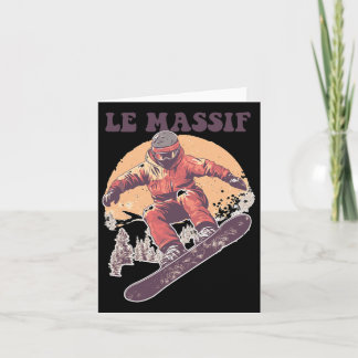 Carte Le Mif Canada Retro Snowboard