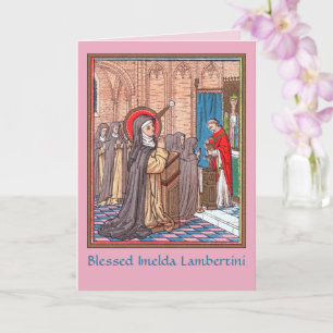 Carte Le Miracle de la Bienheureuse Imelda Lambertini (V