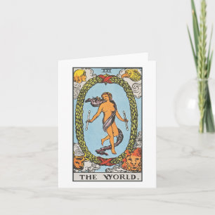 Carte Le Monde - Rider Waite Smith tarot