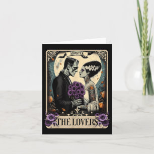 Carte Le monstre Frankenstein et la mariée Les amants Ta