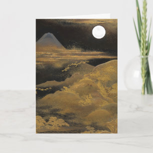 Carte Le Mont Fuji au clair de lune - Lumineux : Vide