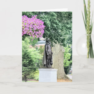Carte Le monument du gouverneur William Bradford en été