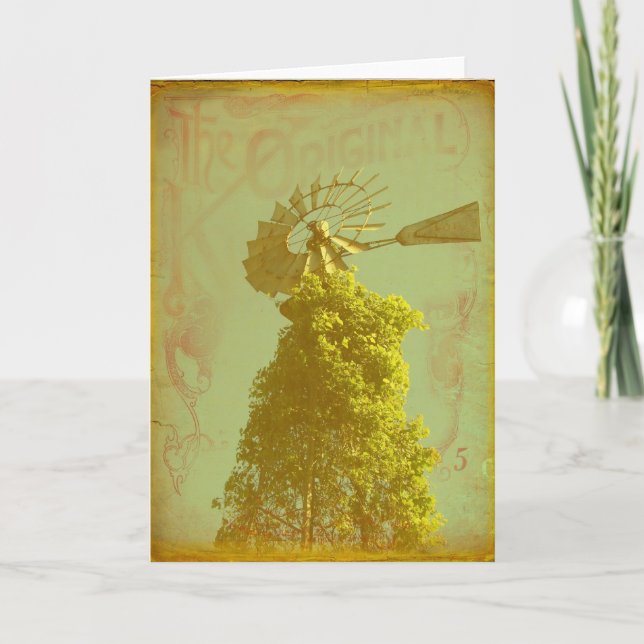 Carte Le moulin à vent d'origine (Devant)