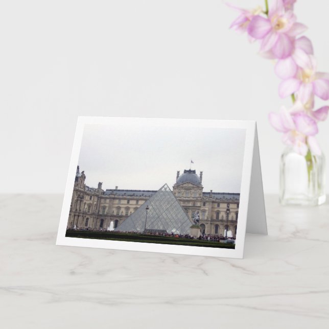 Carte Le Musée du Louvre, Paris, France (Orchidée)