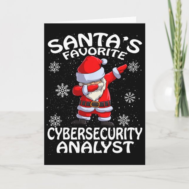 Carte Le Noël de l'analyste en cybersécurité préféré du  (Devant)