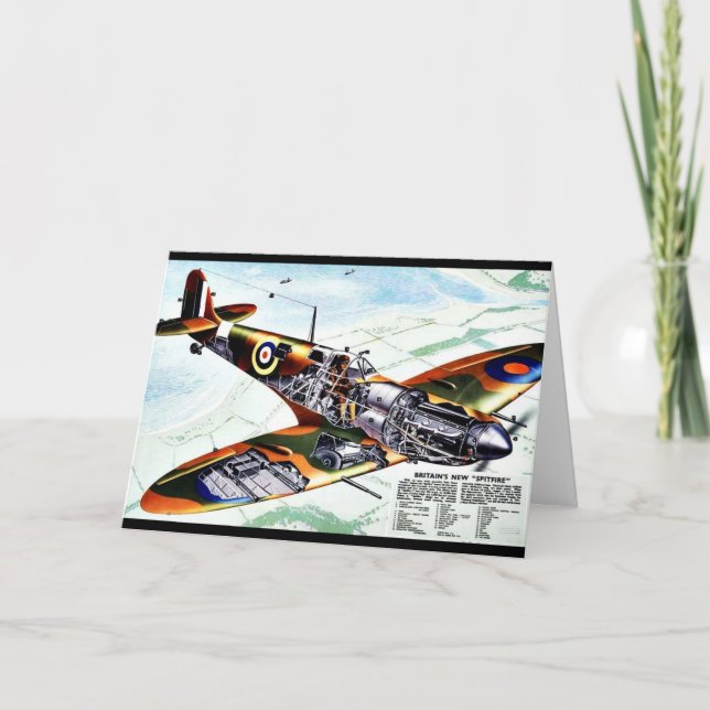 Carte Le nouveau Spitfire de la Grande-Bretagne (Devant)