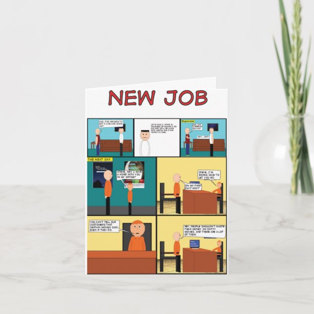 Carte Le nouveau travail (Devant)