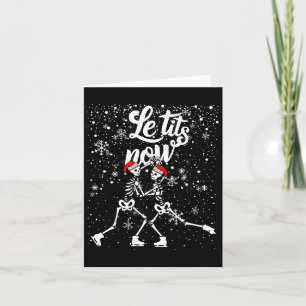 Carte Le Now Halloween Squelette Noël Noël Noël Noël Adu