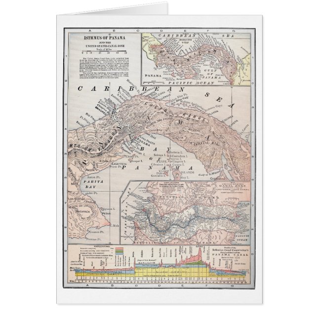 CARTE : Le PANAMA, 1907 (Devant)