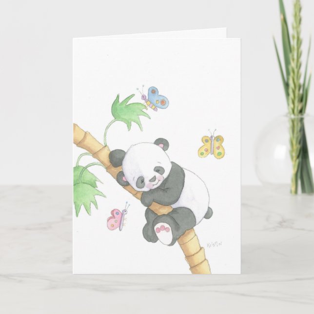 Carte Le Panda de la collection Chasing the Rainbows (Devant)