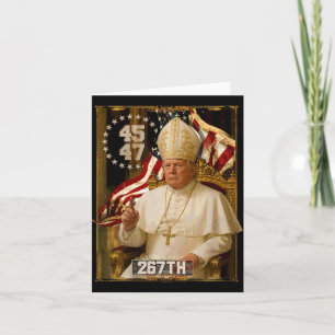 Carte Le pape Trump amusant président Trump 1