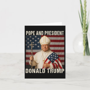 Carte Le Pape Trump Drôle Le Président Trump Veut Être L