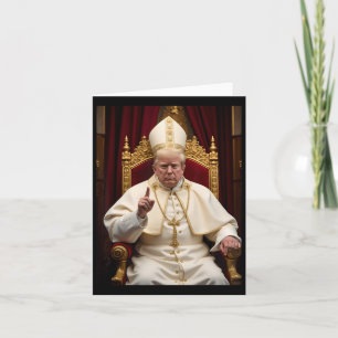 Carte Le pape Trump drôle Trump président Trump Vatican