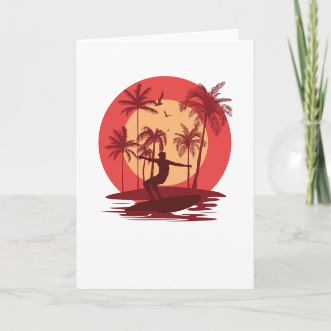 Carte Le paradis du surf (Devant)