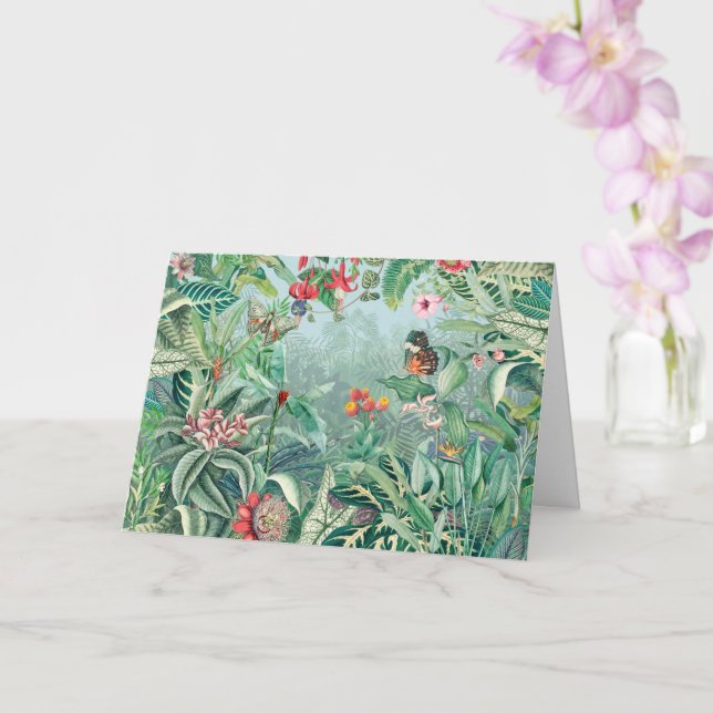 Carte Le paradis fantastique de la forêt tropicale (Orchidée)