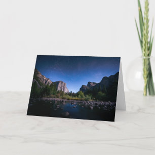 Carte Le parc national laiteux de la manière Yosemite