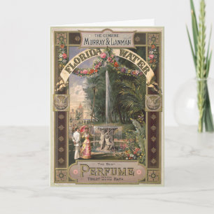 Carte Le parfum d'eau Murray & Lanman Florida authentiqu