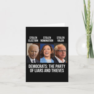 Carte Le Parti Des Menteurs Et Des Voleurs Soutient Le P
