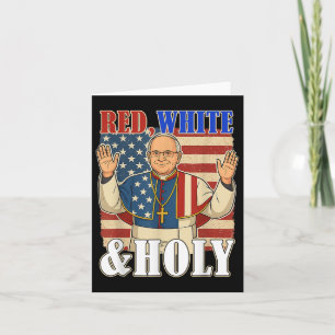 Carte Le Patriotique Leo Xiv Design d'Humour