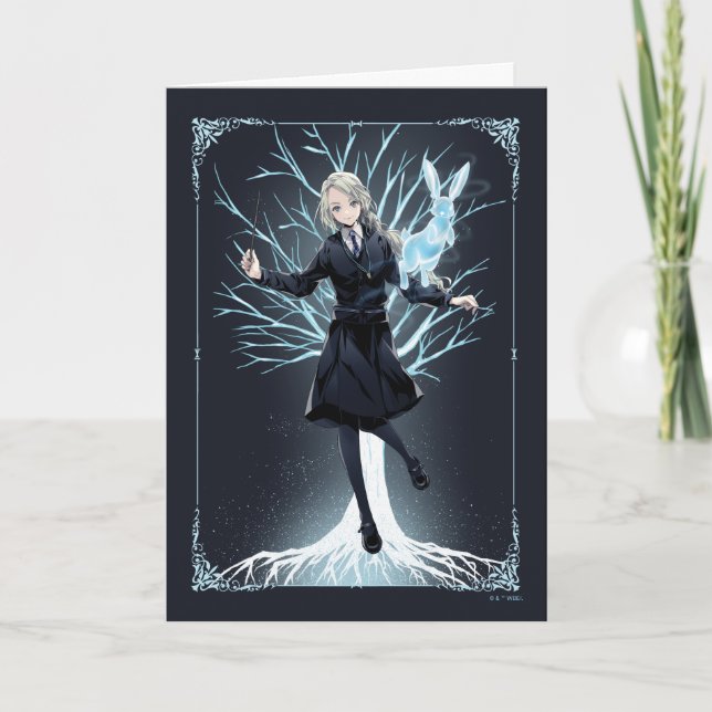 Carte Le Patronus lapin d'Anime Luna Lovegood (Devant)