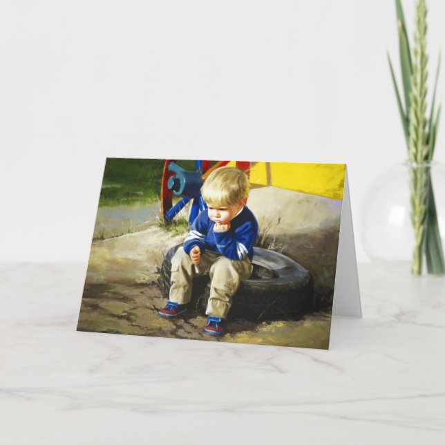 Carte Le penseur (Devant)