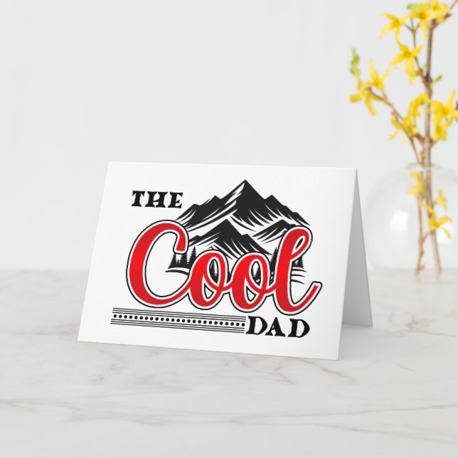 Carte Le père cool (Fleur jaune)
