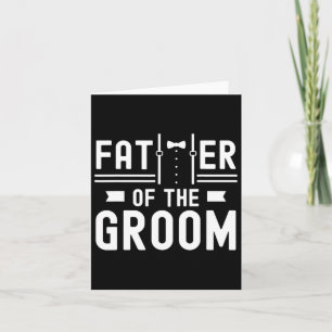 Carte Le Père De La Groom Dit Mariage Du Bachelor Party