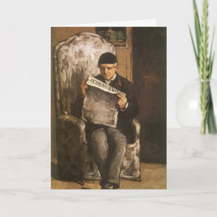 Carte Le père de l'artiste Cézanne