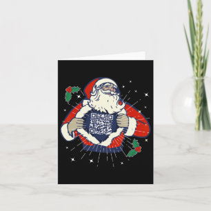 Carte Le Père Noël est Trump Code du ventilateur Qr Trum