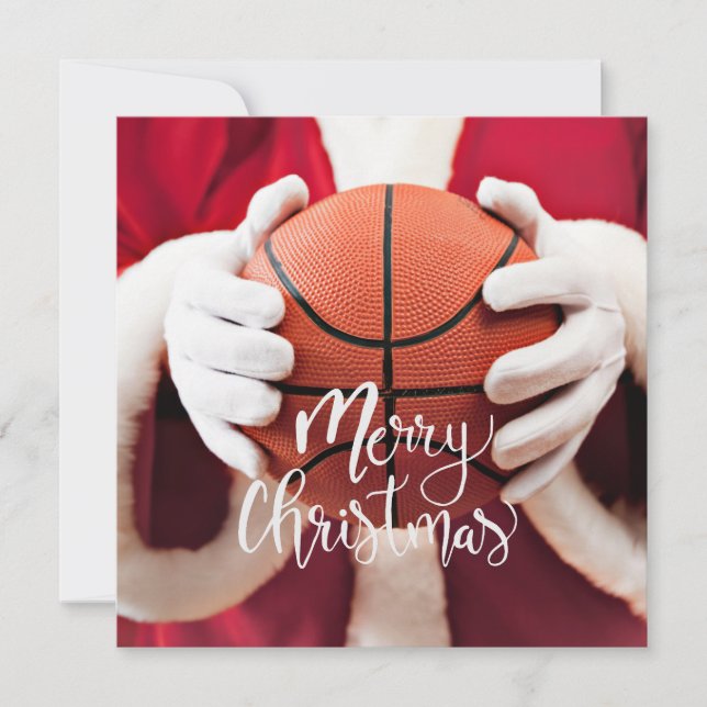 Carte Le Père Noël joue avec Noël (Devant)
