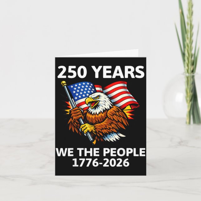 Carte Le peuple 1776–2026 250 ans de liberté (Devant)