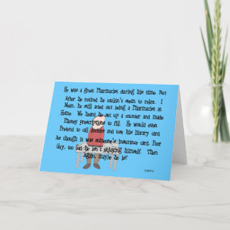 Carte Le pharmacien retraité "ne peut pas laisser aller"